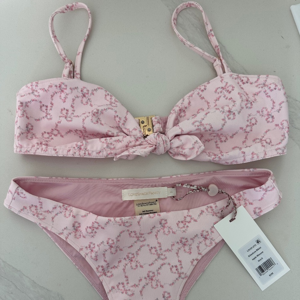 Love Shack Fancy Bikini Size Small